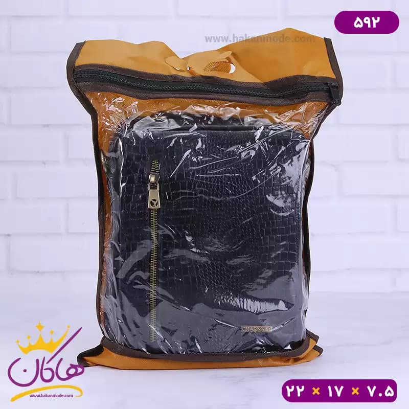 کیف دوشی چرم چرمسال کد 592 — تصویر ۷