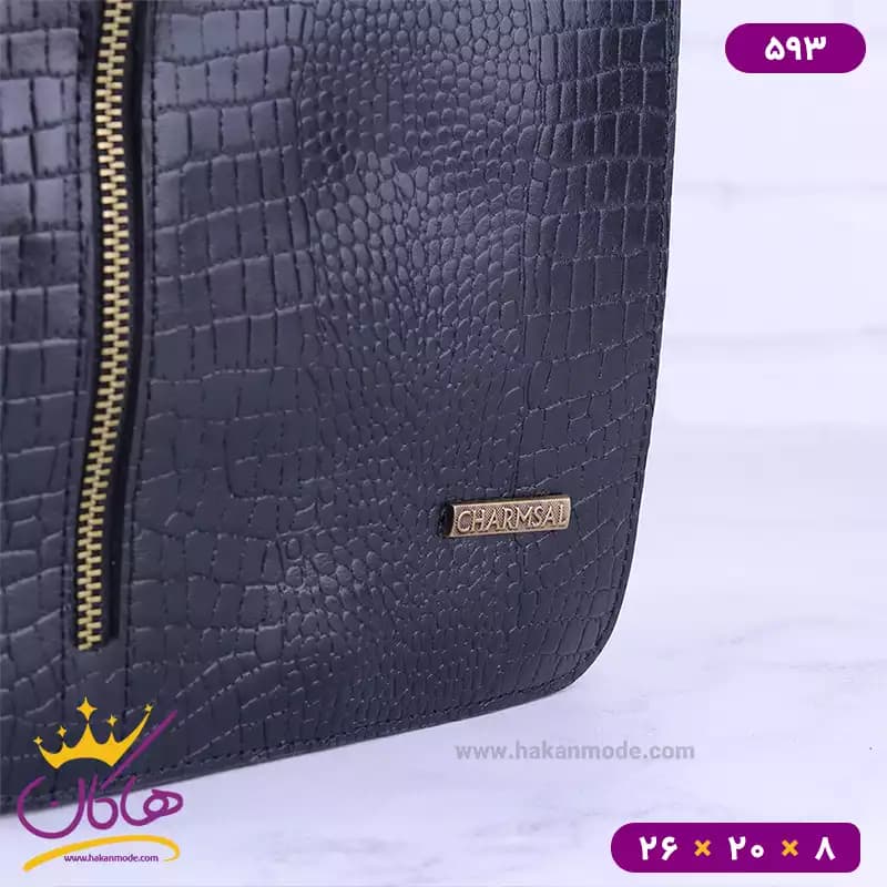کیف دوشی چرم چرمسال کد 593 — تصویر ۸