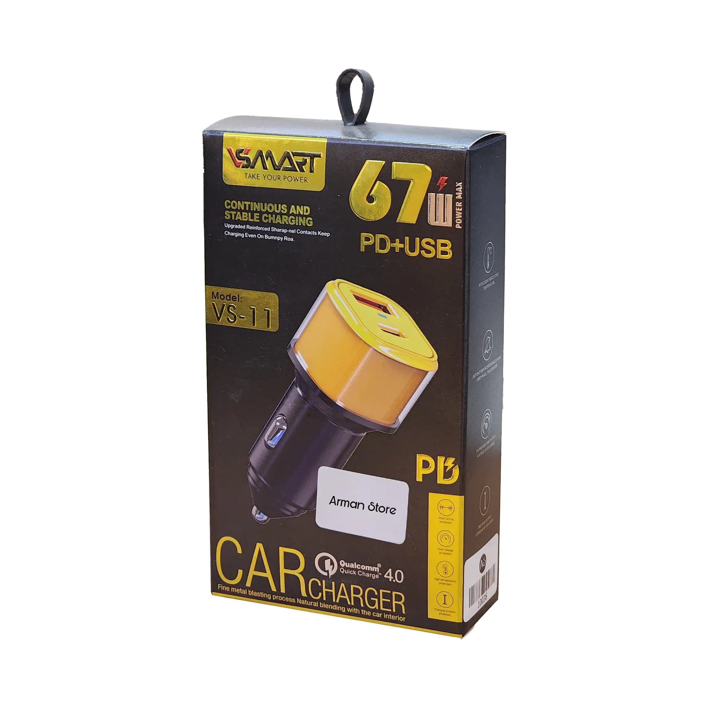 شارژر فندکی 67 وات مدل Vsmart VS-11
