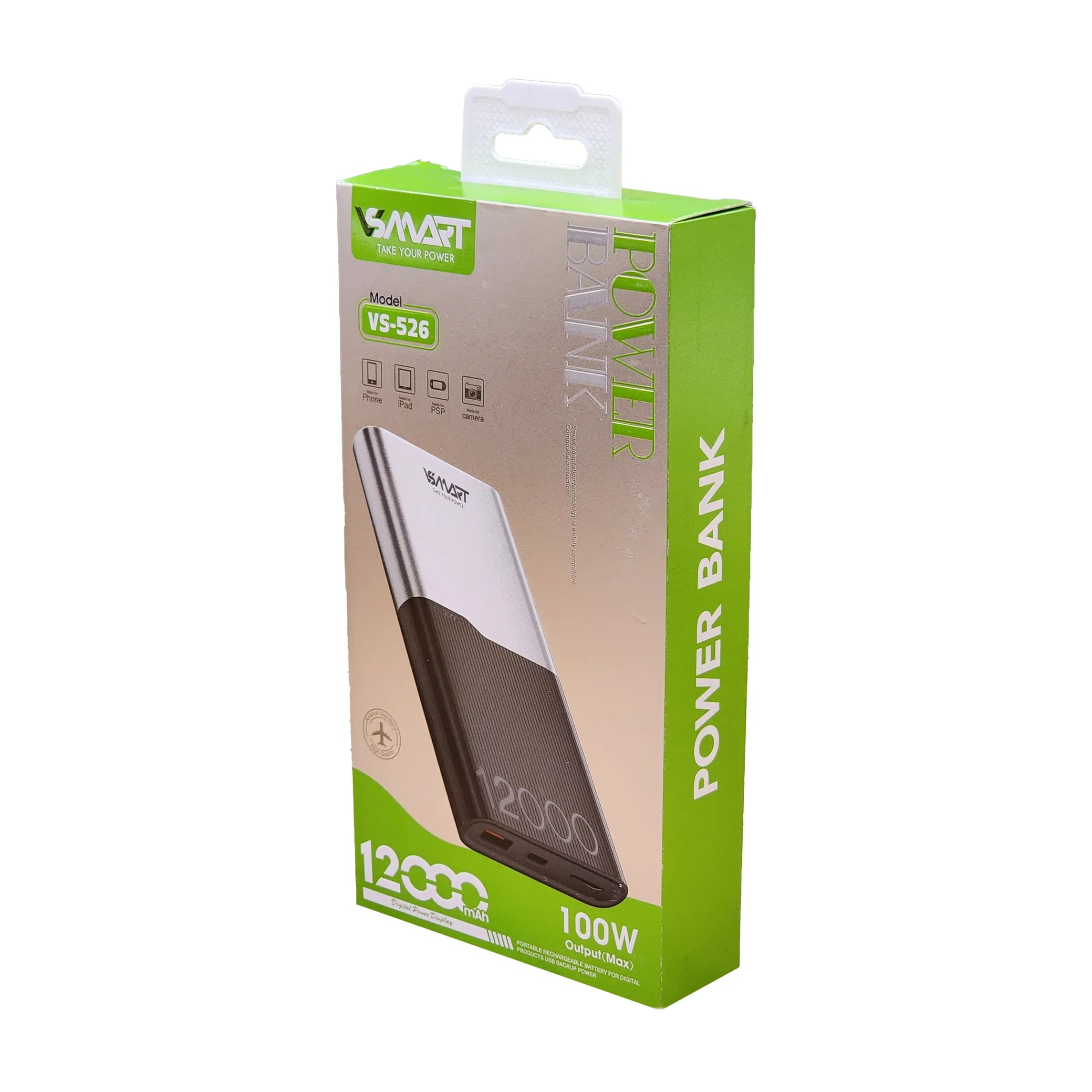 پاوربانک 12000 میلی آمپر 100 وات مدل Vsmart VS-526 — تصویر ۶
