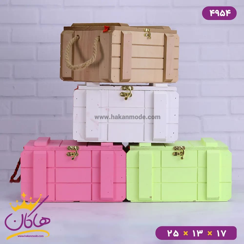 جعبه هدیه طرح صندوق | کد 4954