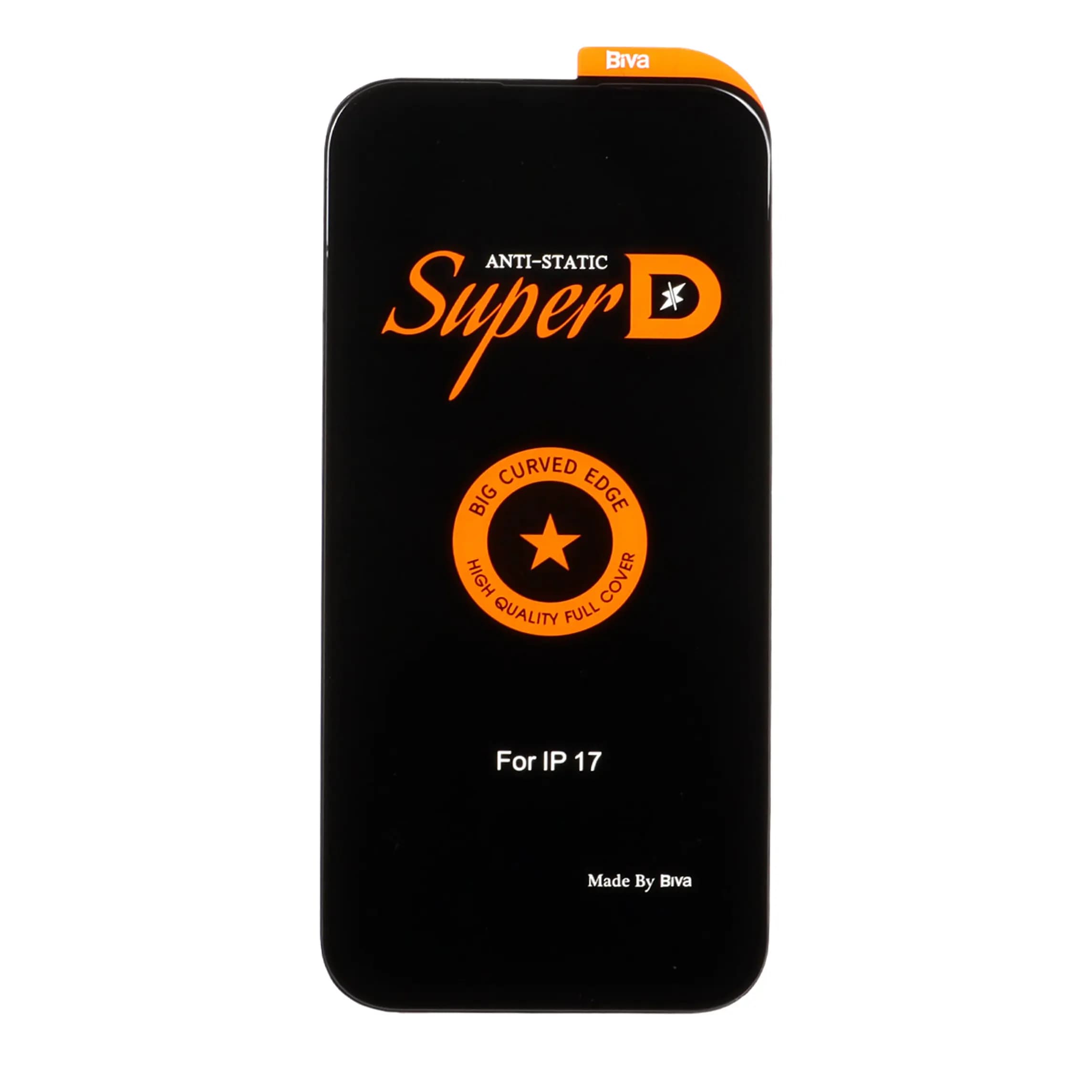 گلس آیفون 17 شیشه ای مدل Biva Super D Anti Static