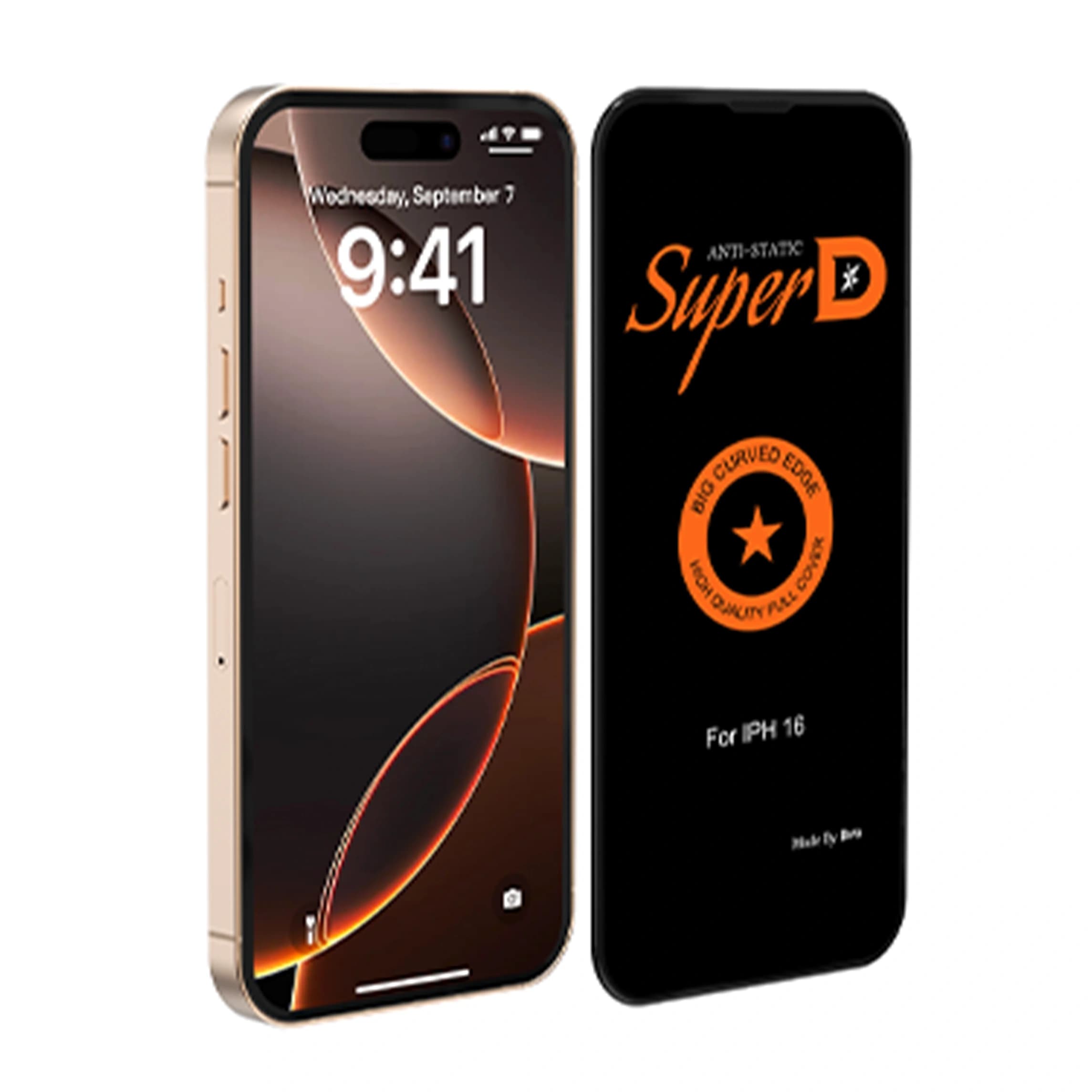 گلس آیفون 17 پرو شیشه ای مدل Biva Super D Anti Static — تصویر ۲