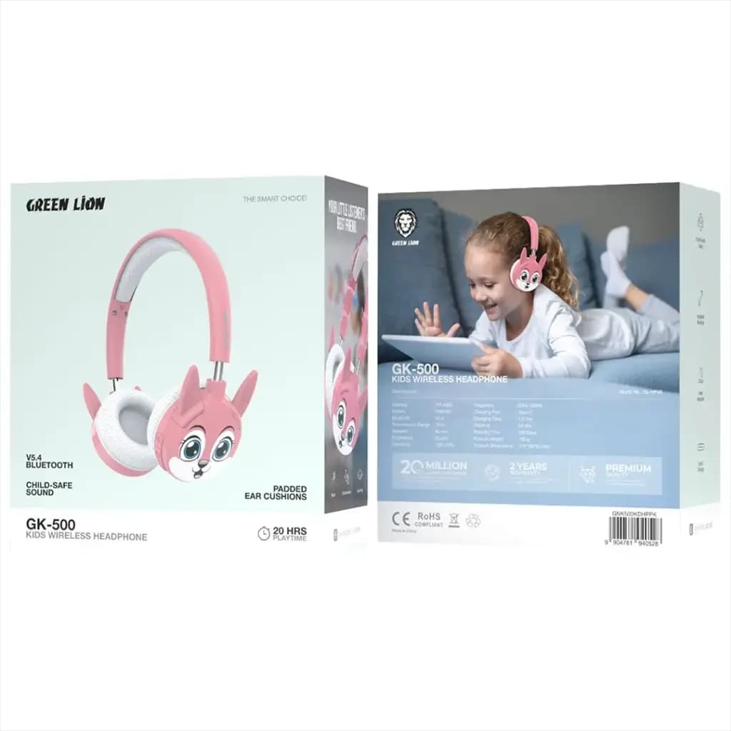 هدفون بلوتوثی بچه گانه گرین لاین GK-500 — تصویر ۴