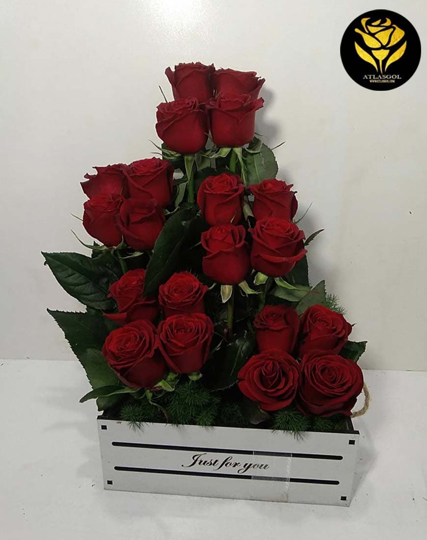 باکس گل رز هلندی یکطرفه کد 379
