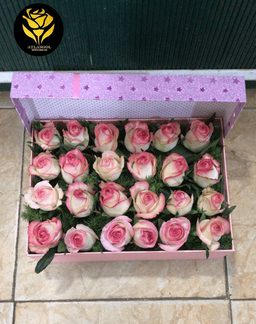 باکس گل رزهلندی کد372
