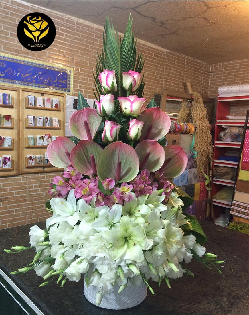 سبدگل یکطرفه لاکچری کد281