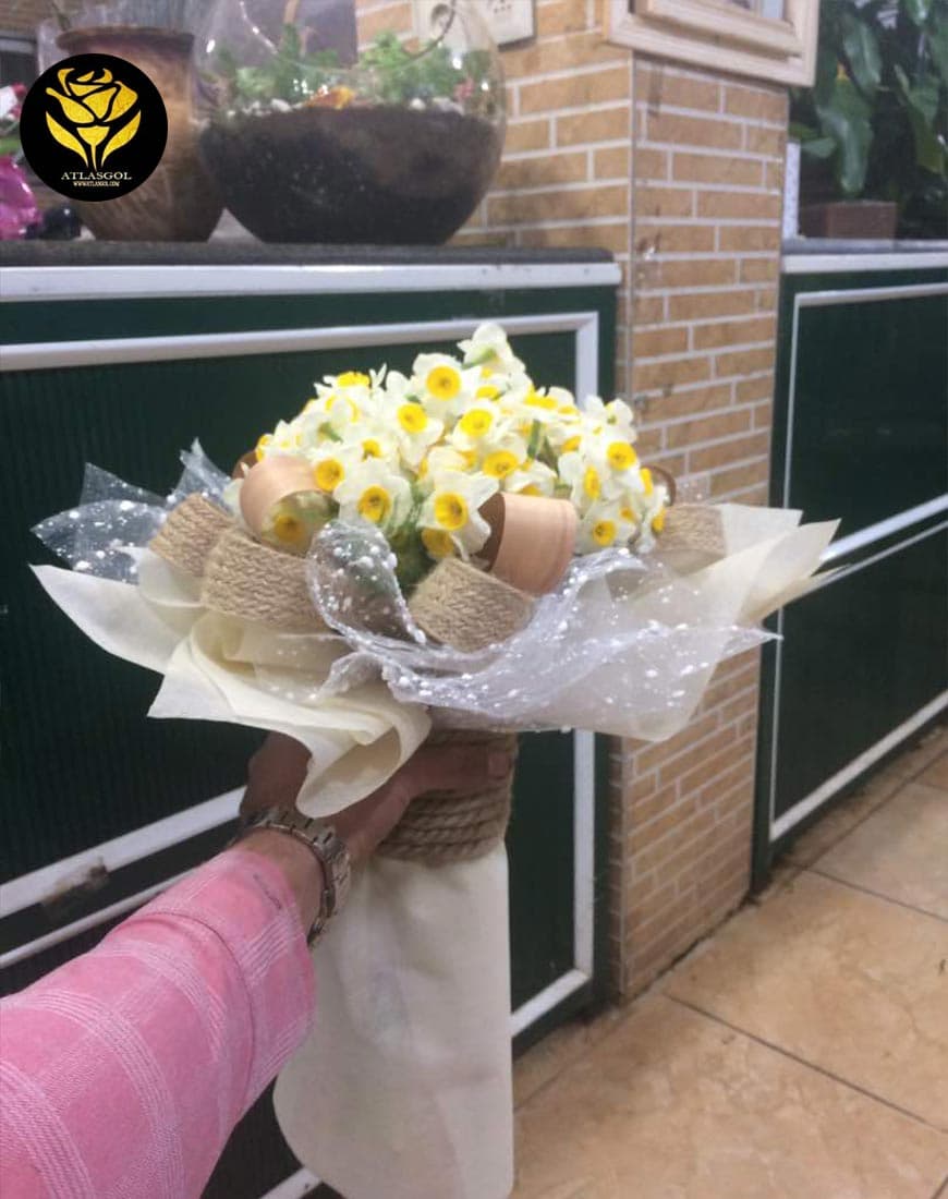 دسته گل نرگس کد 263