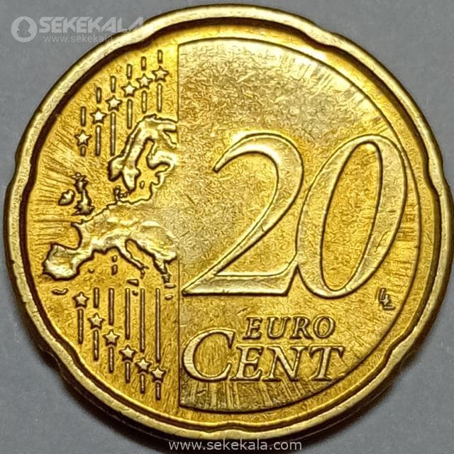 سکه 20 سنت یورو اسلواکی 2009 (UNC) — تصویر ۲