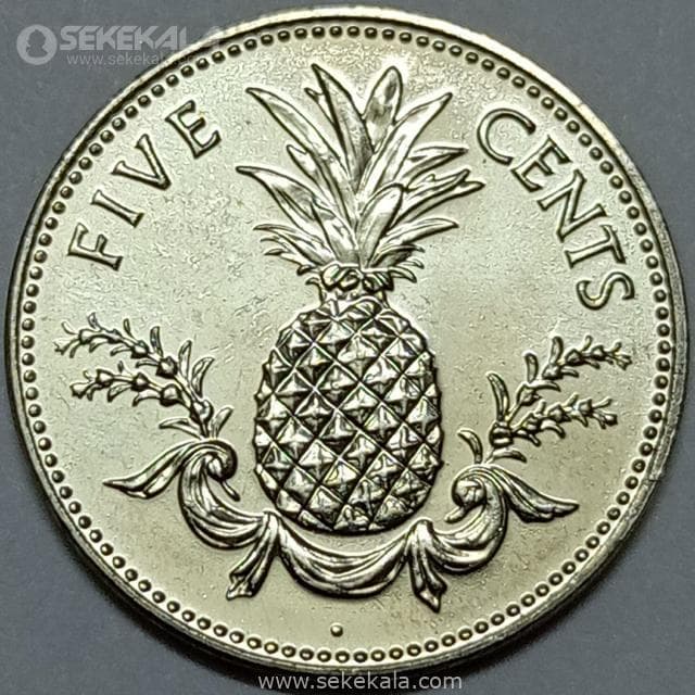 سکه 5 سنت باهاما 2005 (UNC)