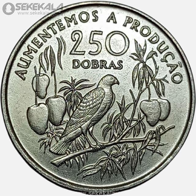 سکه 250 دبرا سائوتومه و پرنسیپ 1997 (UNC)