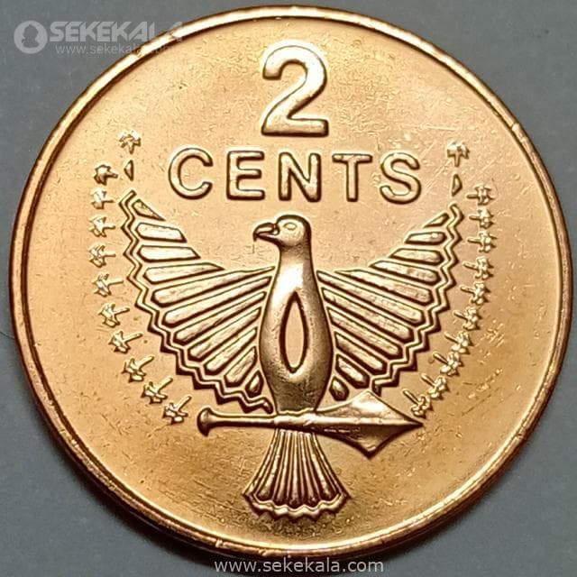 سکه 2 سنت جزایر سلیمان 2005 (UNC)