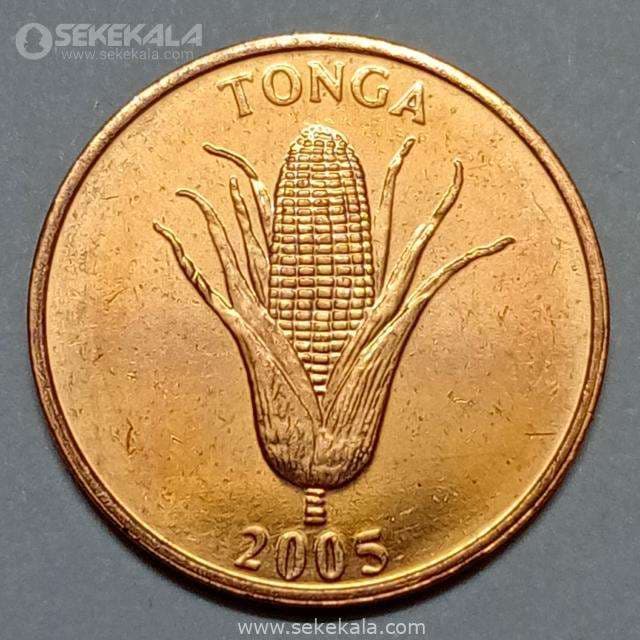 سکه کمیاب 1 سنیتی تونگا 2005 (UNC)