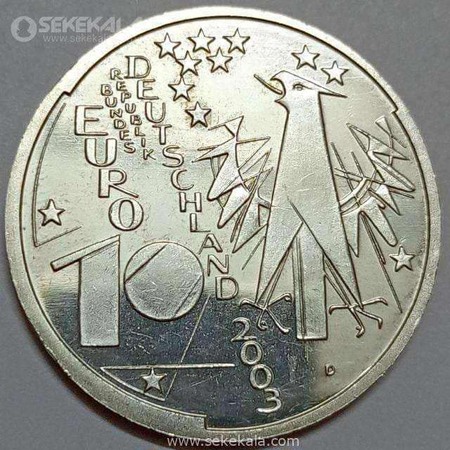 سکه 10 یورو نقره یادبودی آلمان 2003 — تصویر ۲