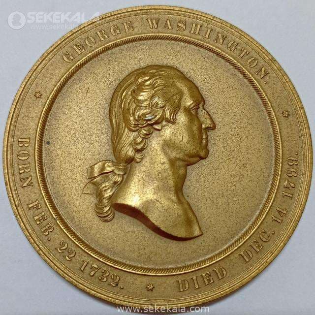 مدال برنز ایالات متحده آمریکا 1860 (جرج واشنگتن)