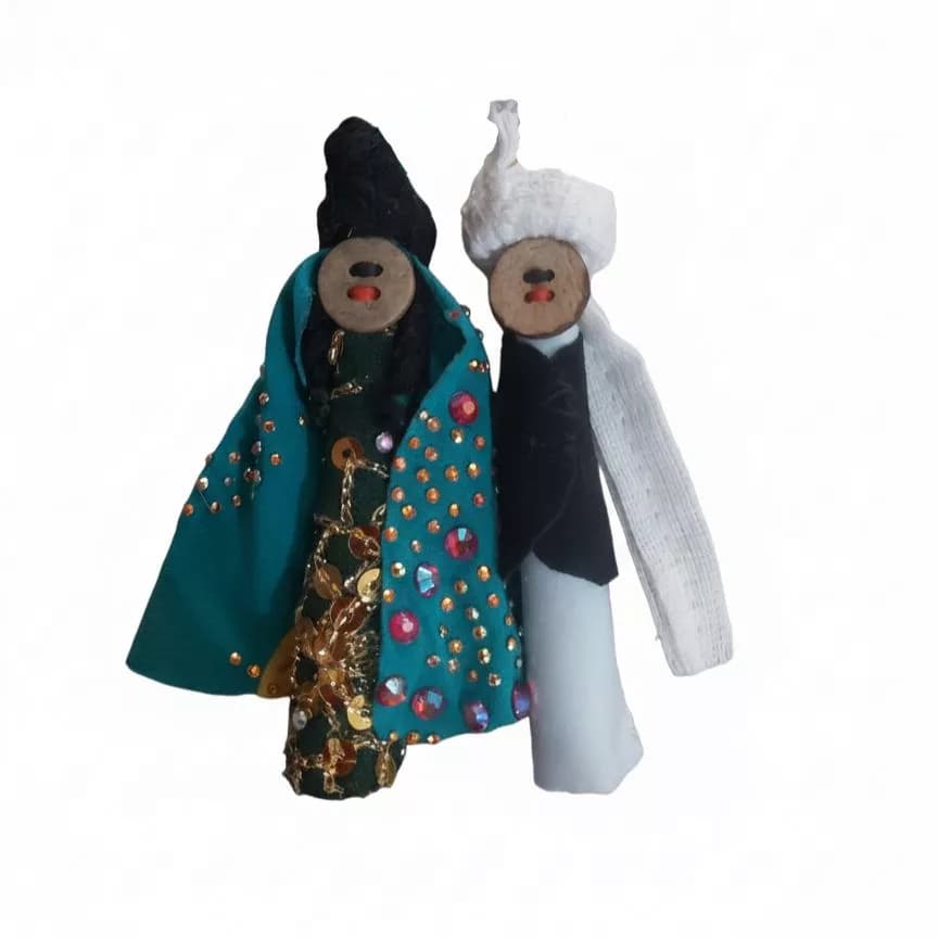 عروسک پارچه ای مدل دوتوک مجموعه 2 عددی