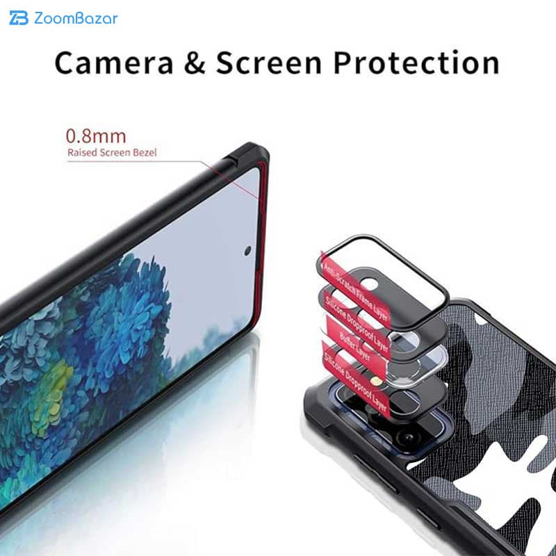 قاب اپیکوی مدل Xundd Camouflage مناسب برای گوشی موبایل سامسونگ Galaxy S21 FE — تصویر ۷