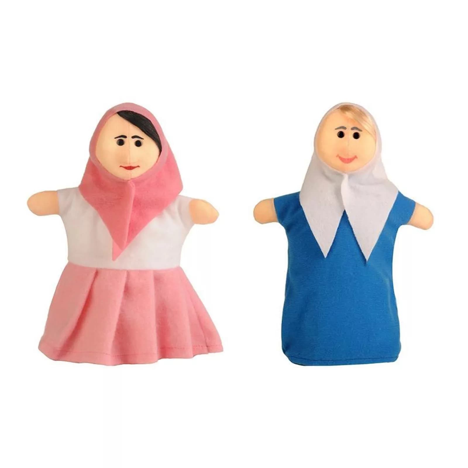 عروسک نمایشی مدل مادر و مادربزرگ کلبه عروسکی مجموعه 2 عددی