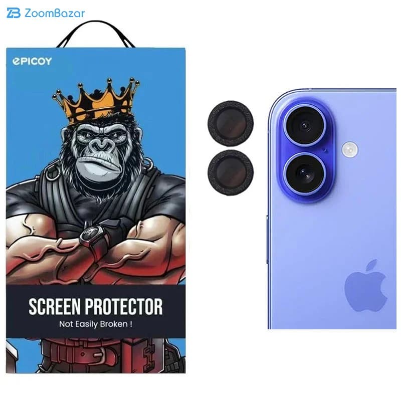 محافظ لنز دوربین اپیکوی مدل Chelipa Acrylic مناسب برای گوشی موبایل اپل iPhone 16 / 16 Plus — تصویر ۱۰