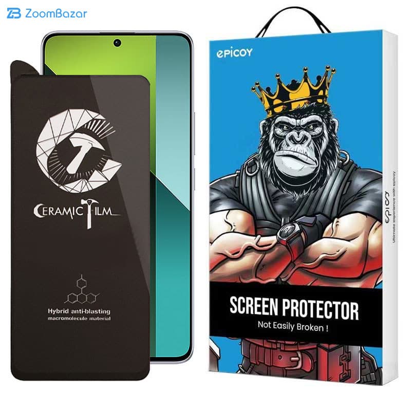 گلس سرامیکی اپیکوی مدل CR7 مناسب برای گوشی موبایل شیائومی Redmi Note 13 Pro 4G/5G/ Note 13 4G/5G/ Note 13R Pro — تصویر ۲