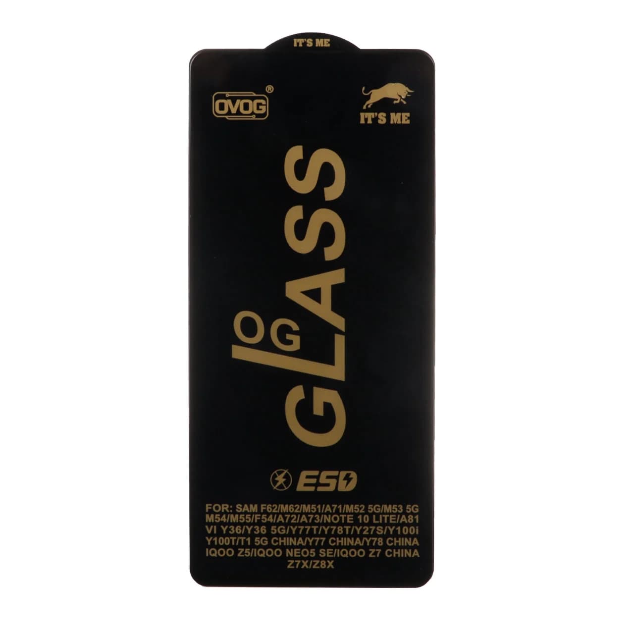 محافظ صفحه نمایش شیشه ای درجه یک Samsung A71 / A72 / A73 / M51 / M52 / M53 / M54 / M62 / Note 12 Pro 5G / Note 12 Pro Plus / Poco X5 Pro / Poco F5 – Full Cover OG – ESD OVOG