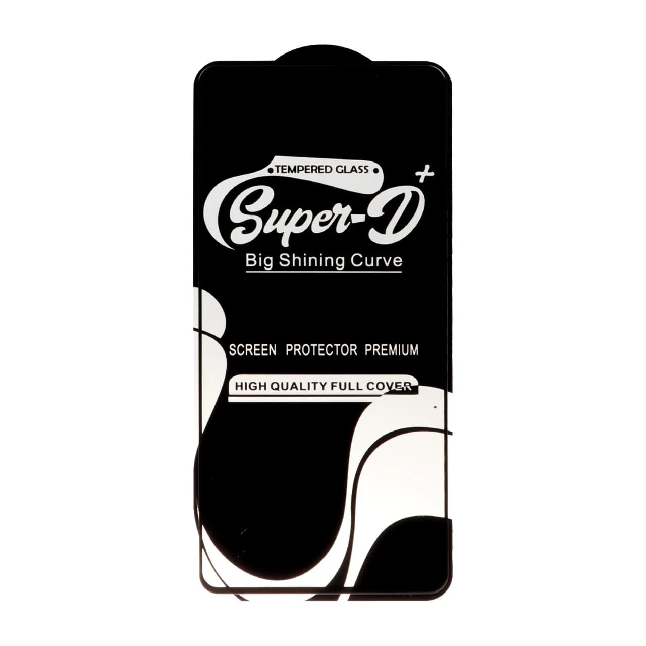 محافظ صفحه نمایش شیشه ای Full Cover Super D Plus مدل Xiaomi Redmi Note 13 Pro 4G / Note 14S / Poco M6 Pro 4G