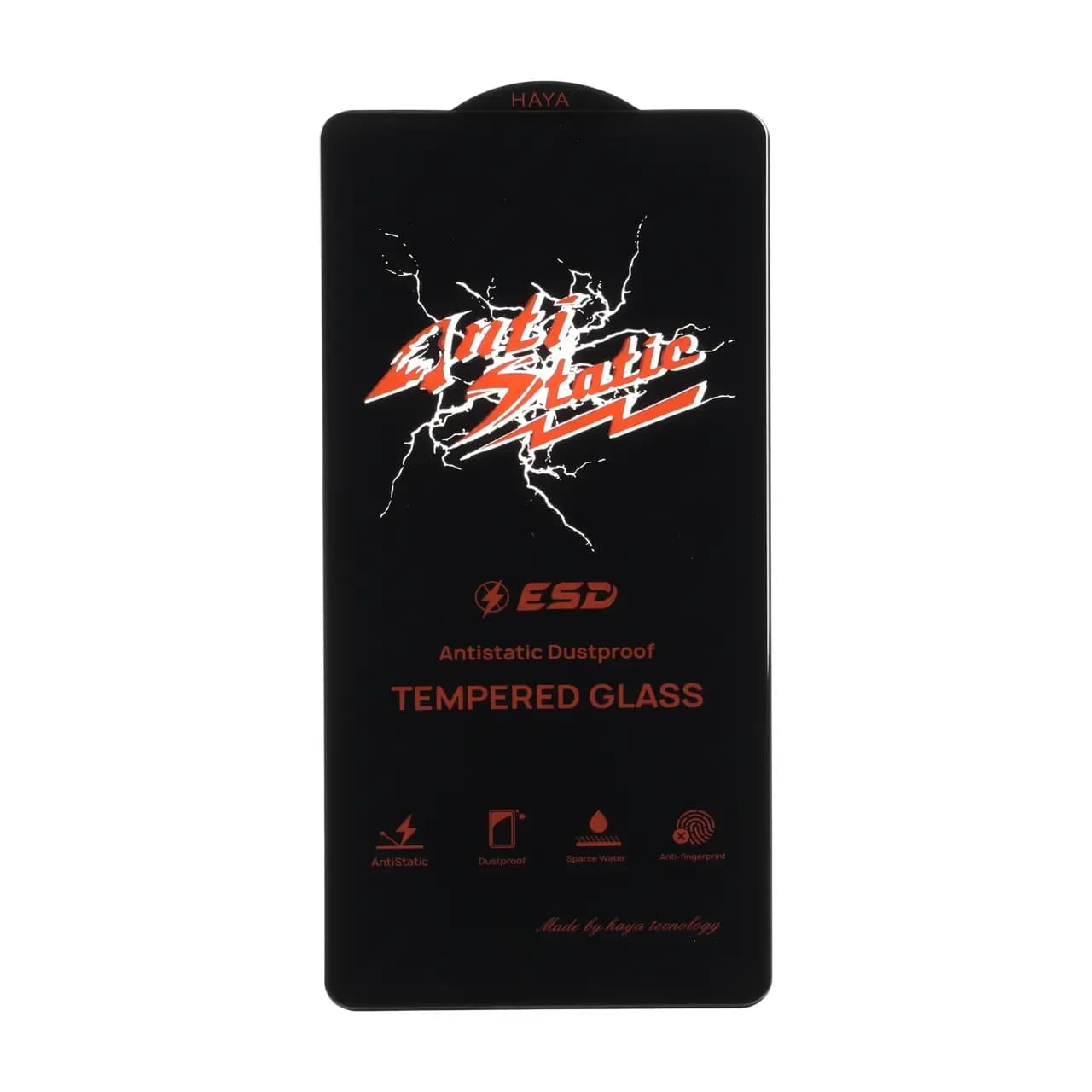 محافظ صفحه نمایش شیشه ای Full Cover Anti Static HAYA مدل Xiaomi Redmi Note 14S / Note 13 Pro 4G / Poco M6 Pro 4G