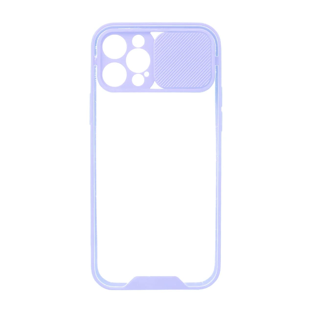 قاب کشویی پشت شفاف محافظ لنزدار Apple iPhone 12 Pro