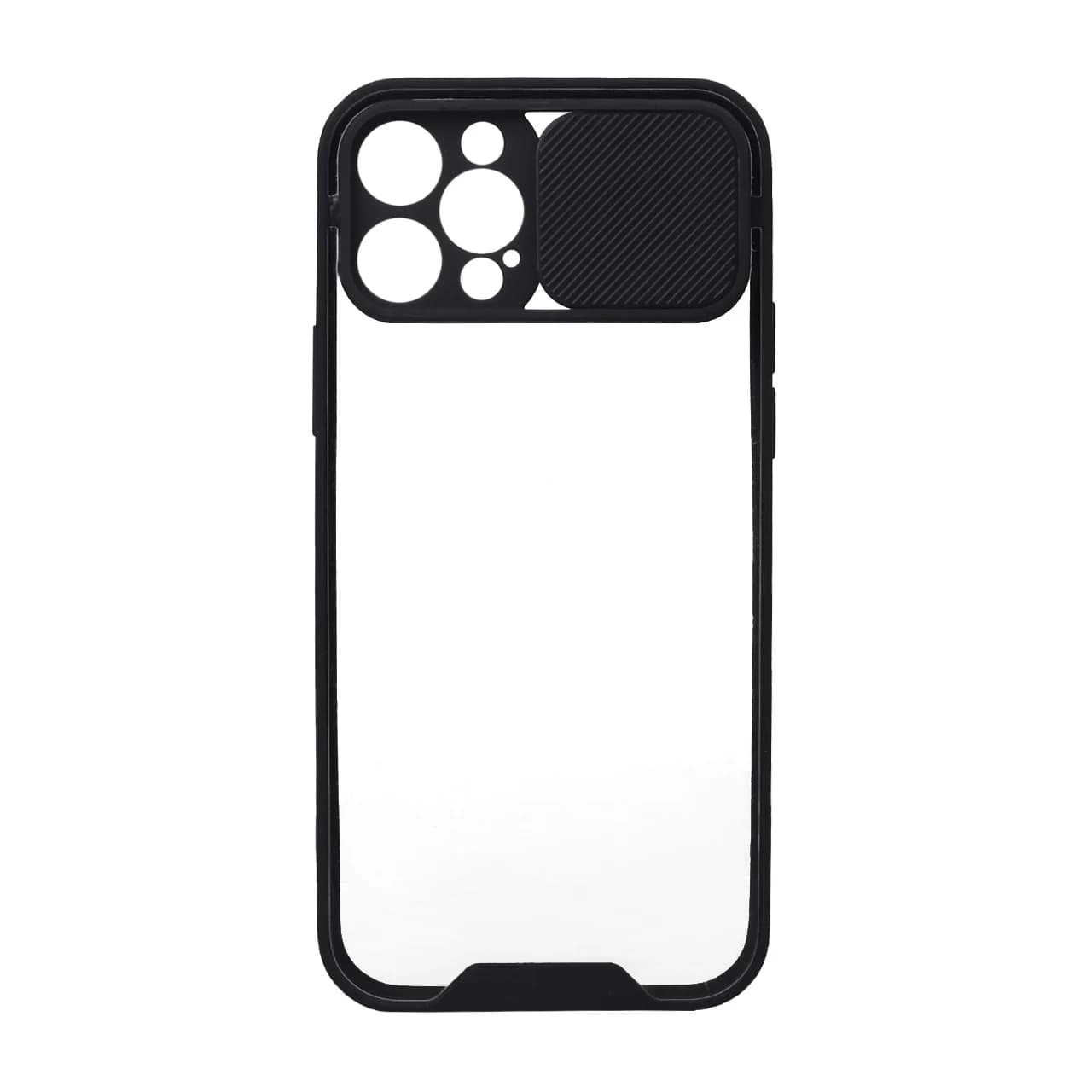 قاب کشویی پشت شفاف محافظ لنزدار Apple iPhone 12 Pro — تصویر ۴