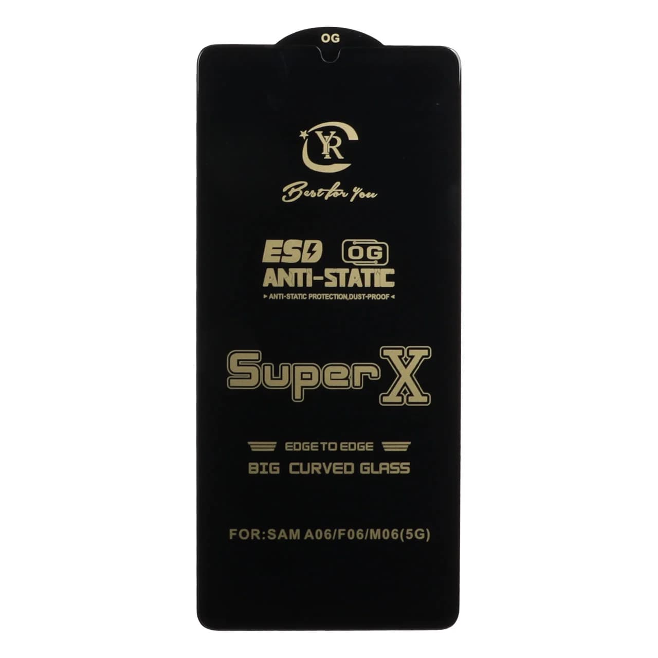 محافظ صفحه نمایش آنتی استاتیک Full Cover Super X مدل Samsung Galaxy A07 / A06 — تصویر ۲