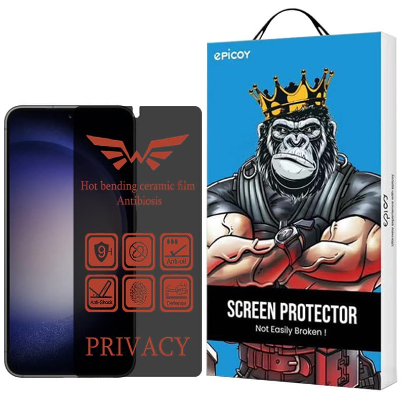 گلس پرایوسی اپیکوی مدل Nano-Privacy مناسب برای گوشی موبایل سامسونگ Galaxy S23 Plus/ S22 Plus