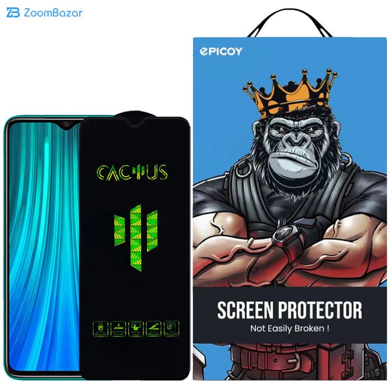 گلس اپیکوی مدل Cactus مناسب برای گوشی موبایل شیائومی Redmi Note 8 Pro/Redmi 9T/ Redmi 9 Power/ Redmi Note 9 4G (china)/ Poco M3 — تصویر ۲