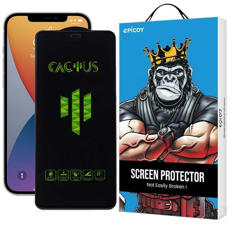 گلس اپیکوی مدل Cactus مناسب برای گوشی موبایل اپل iPhone 12 Pro Max