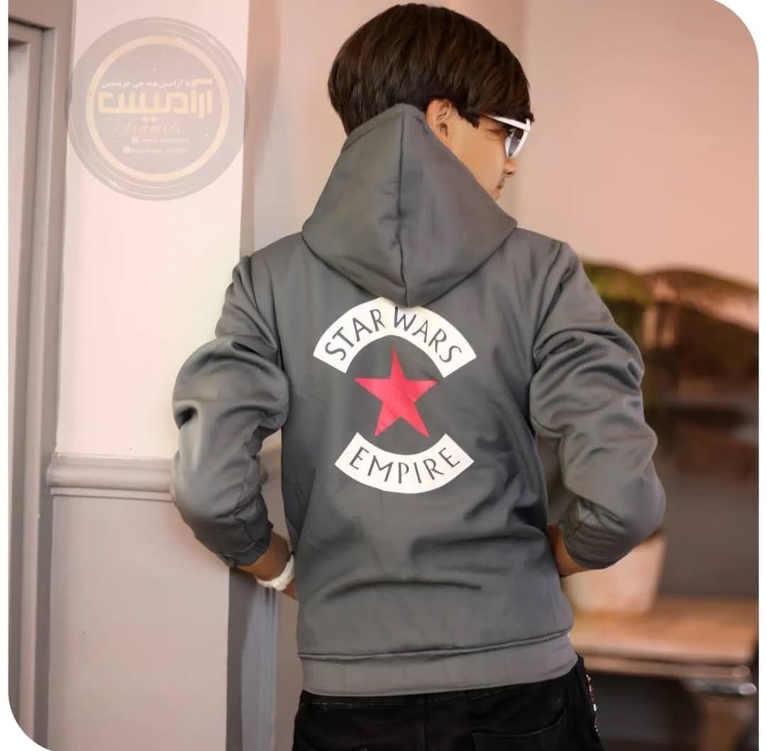 سویشرت بچگانه زیپدار داخل ببعی star