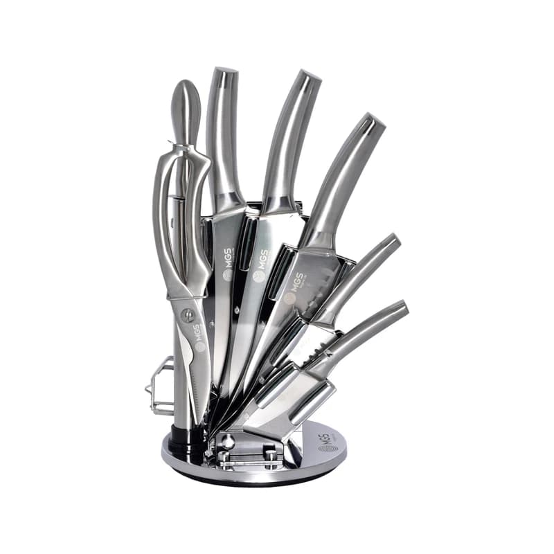 سرویس کارد ۹ پارچه استیل برند ام جی اس MGS کد کالا S-K162209-T9(A1D)