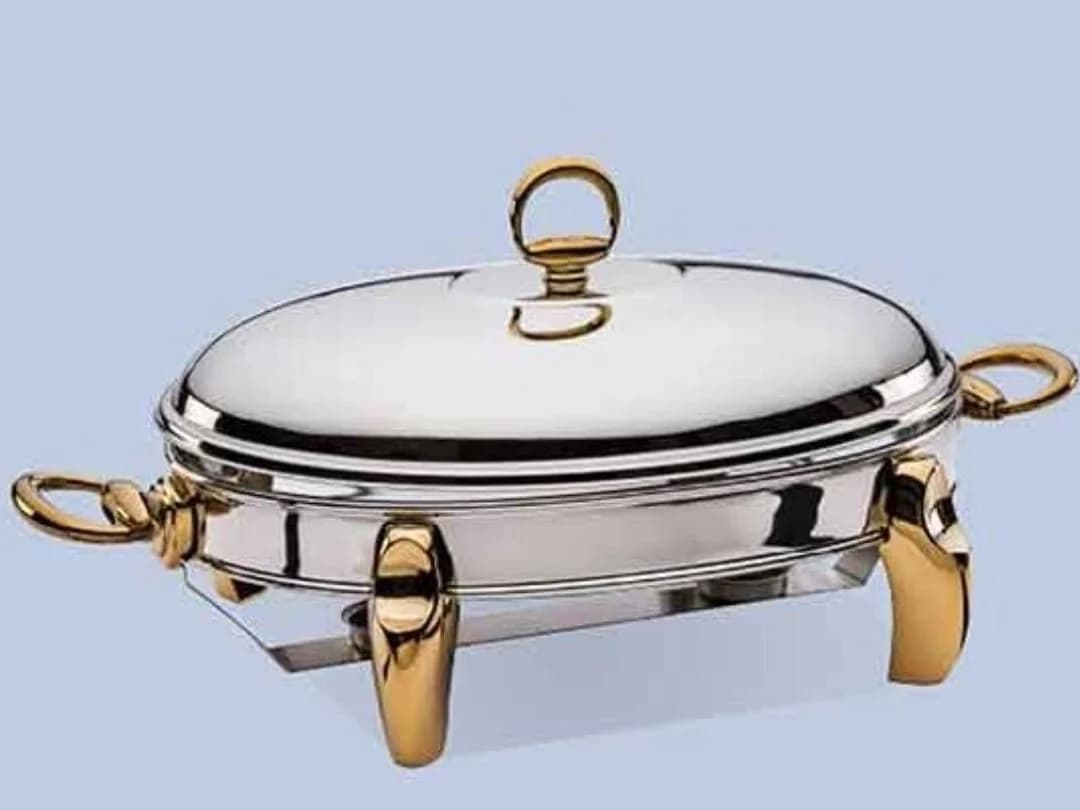 سوفله بیضی بزرگ پافیلی یونیک طلایی کد un-3108