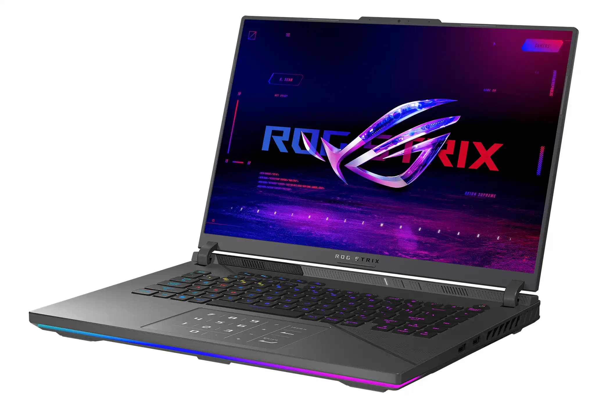لپ تاپ گیمینگ ROG Strix G16 | پردازنده Core i9 14900HX | رم 32GB (DDR5) | هارد 2TB | گرافیک 8GB RTX 4060 | صفحه نمایش 16 اینچ WUXGA 165Hz — تصویر ۲