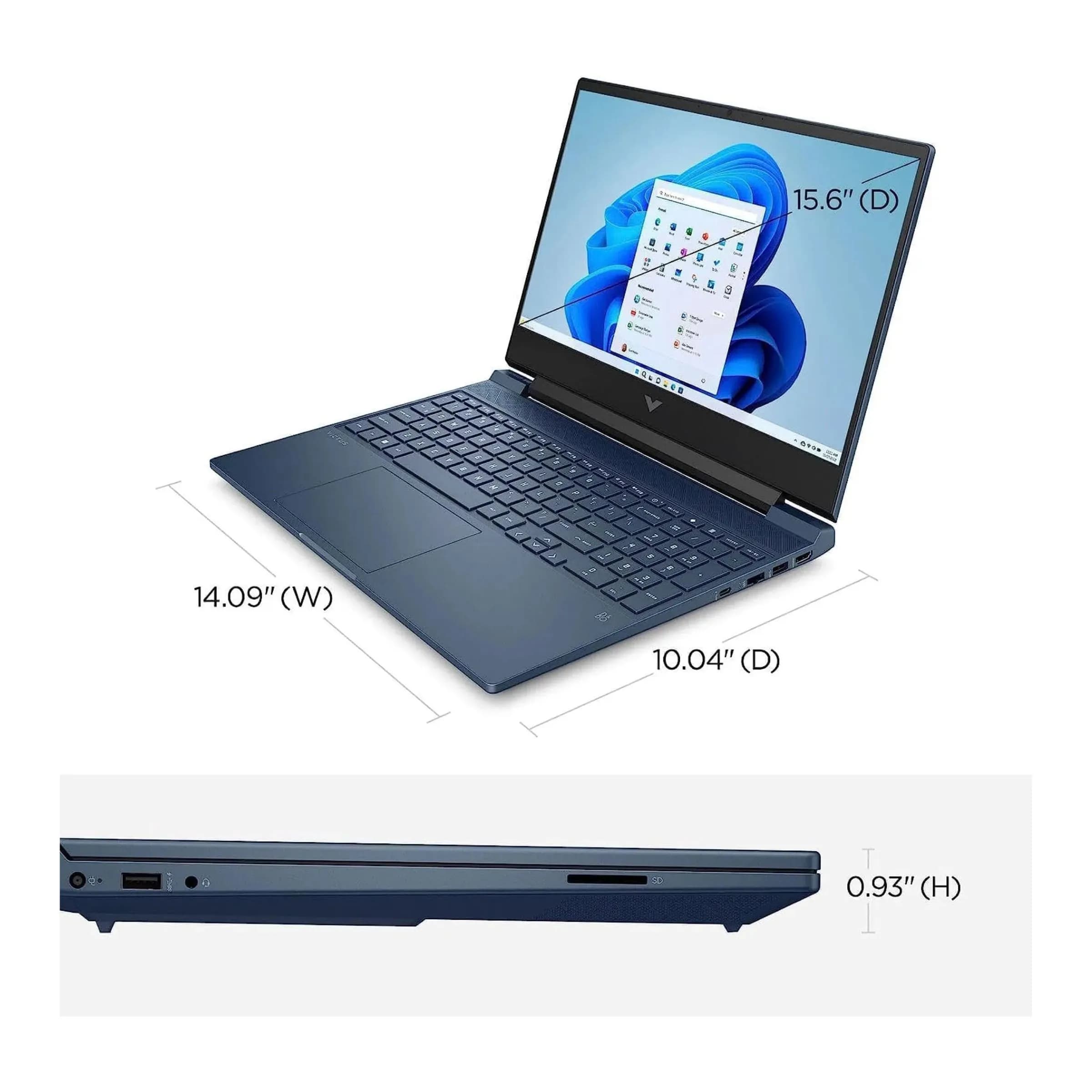 لپ‌تاپ گیمینگ HP Victus 15 | مدل FA0033DX | پردازنده Core i5 12450H | رم 16GB | هارد 512GB | گرافیک 4GB RTX 3050 | صفحه نمایش 15.6 اینچ — تصویر ۵