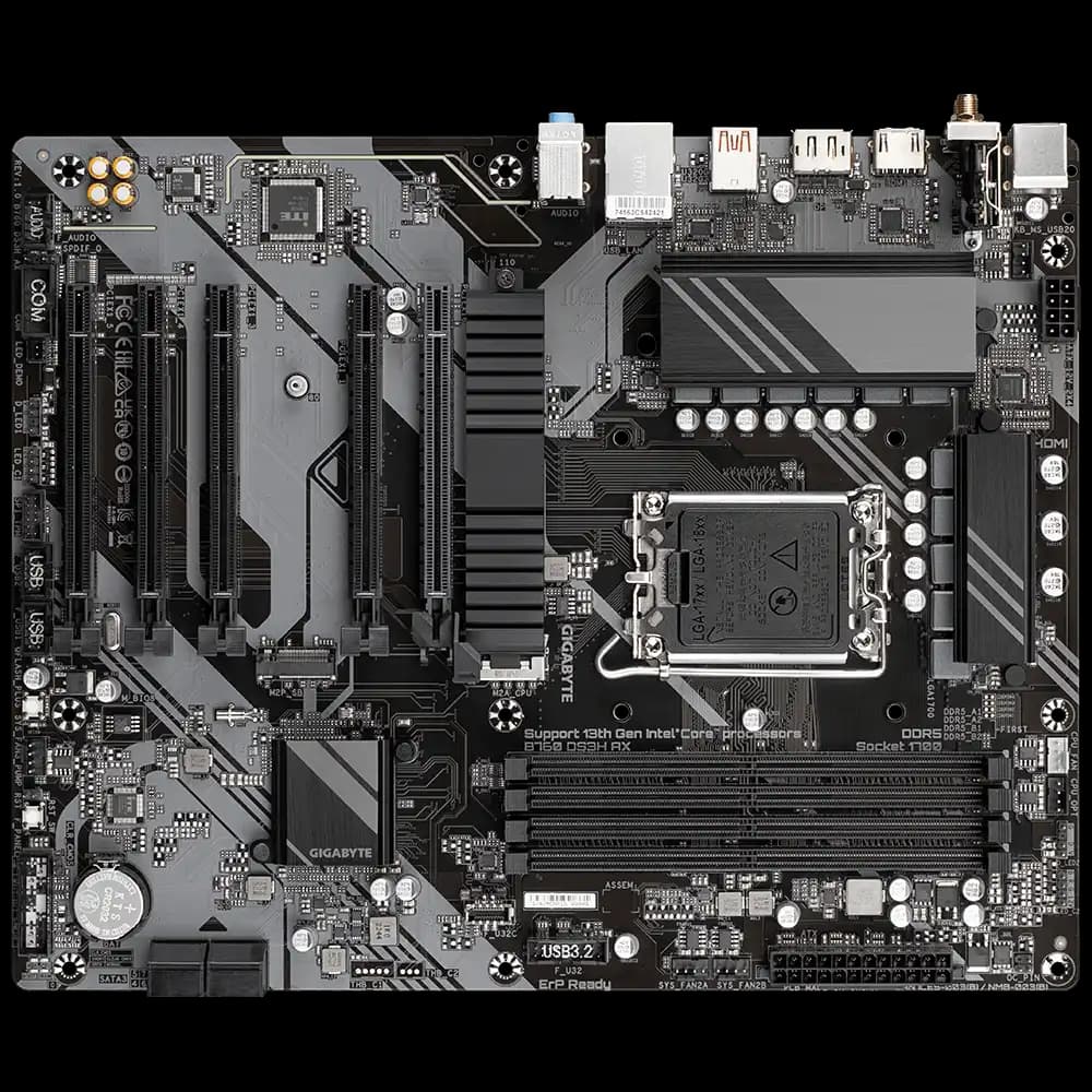 مادربرد گیگابایت مدل GIGABYTE B760 DS3H AX DDR5 — تصویر ۳