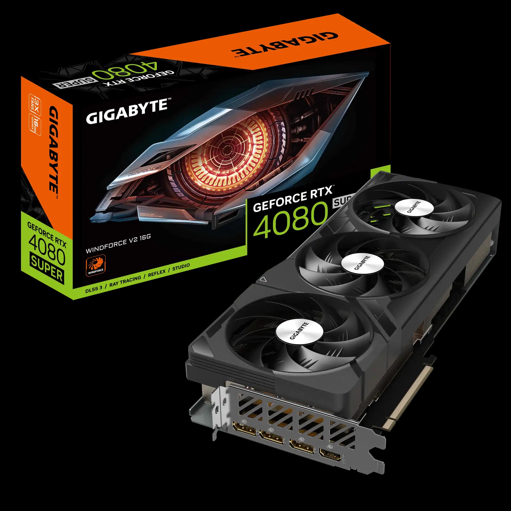 کارت گرافیک گیگابایت GIGABYTE RTX 4080 SUPER WINDFORCE V2 OC 16GB