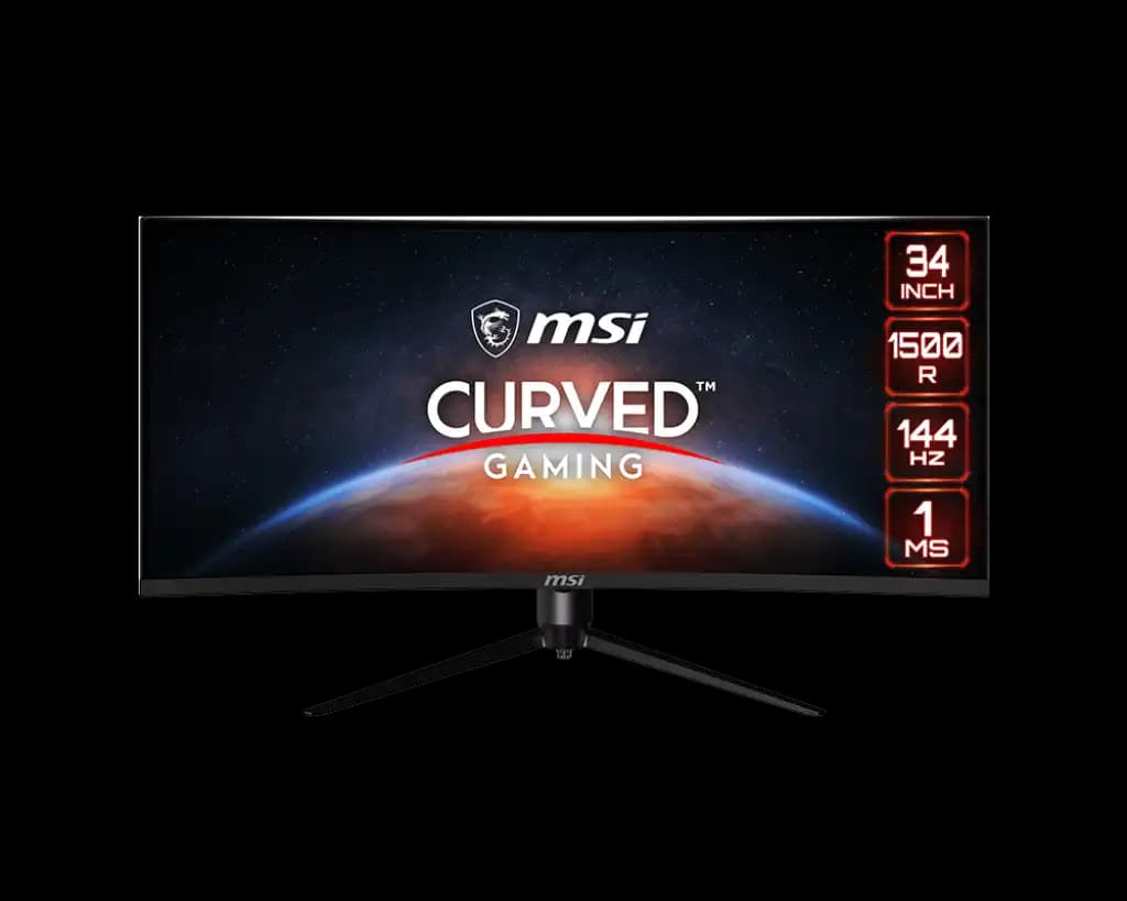 مانیتور گیمینگ ام اس آی 34 اینچ مدل MONITOR MSI Optix MAG342CQR CURVED