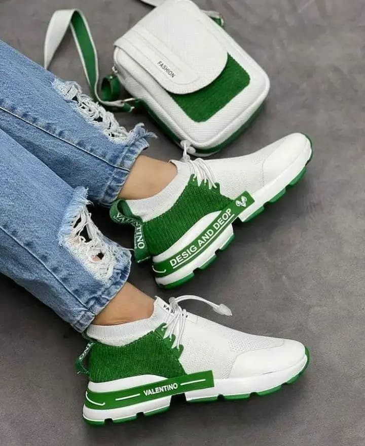 کیف VALENTINO (سفید-سبز) کد 4211 — تصویر ۲