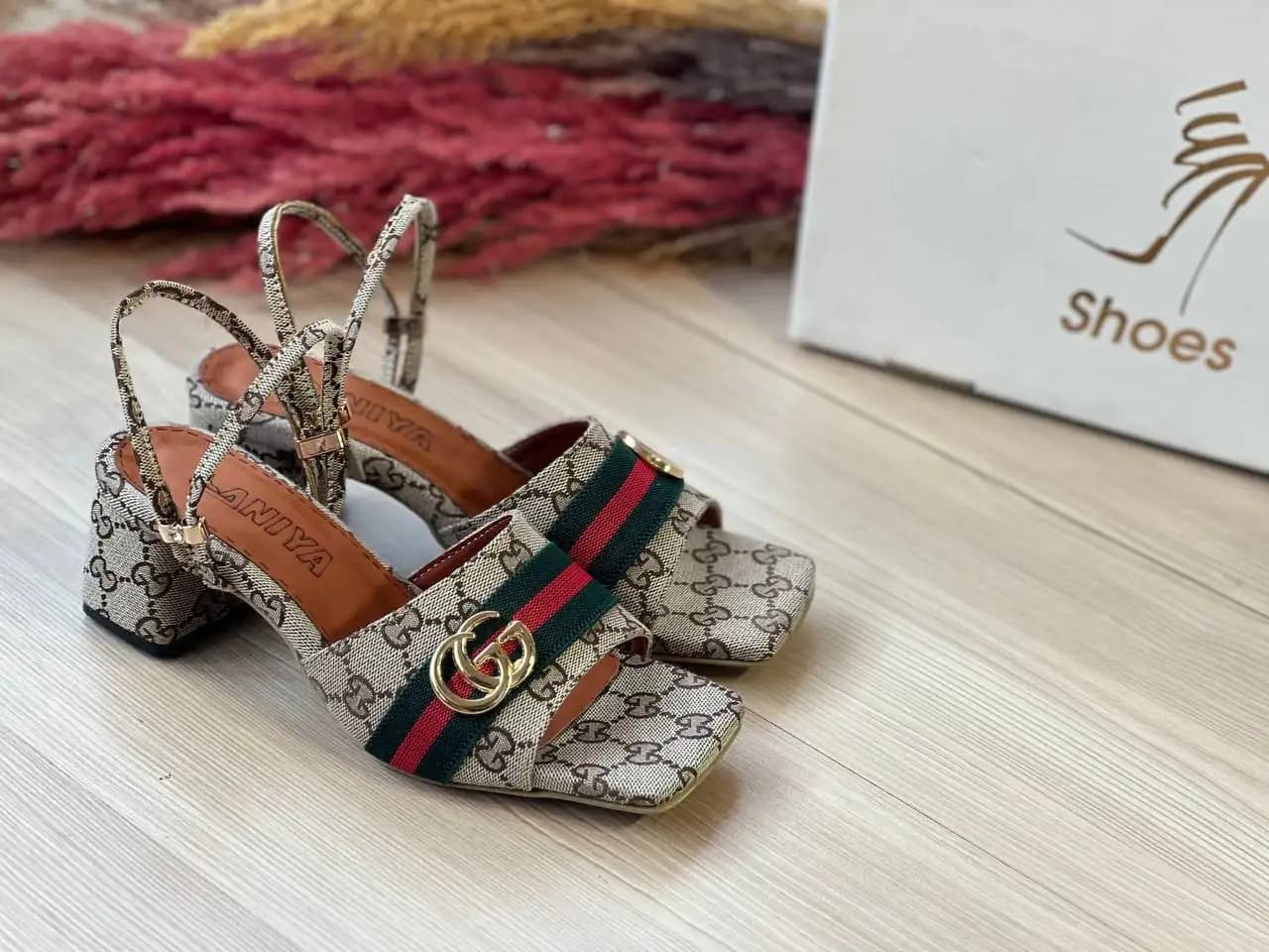 کفش گوچی (خاکی) کد 4177 — تصویر ۲
