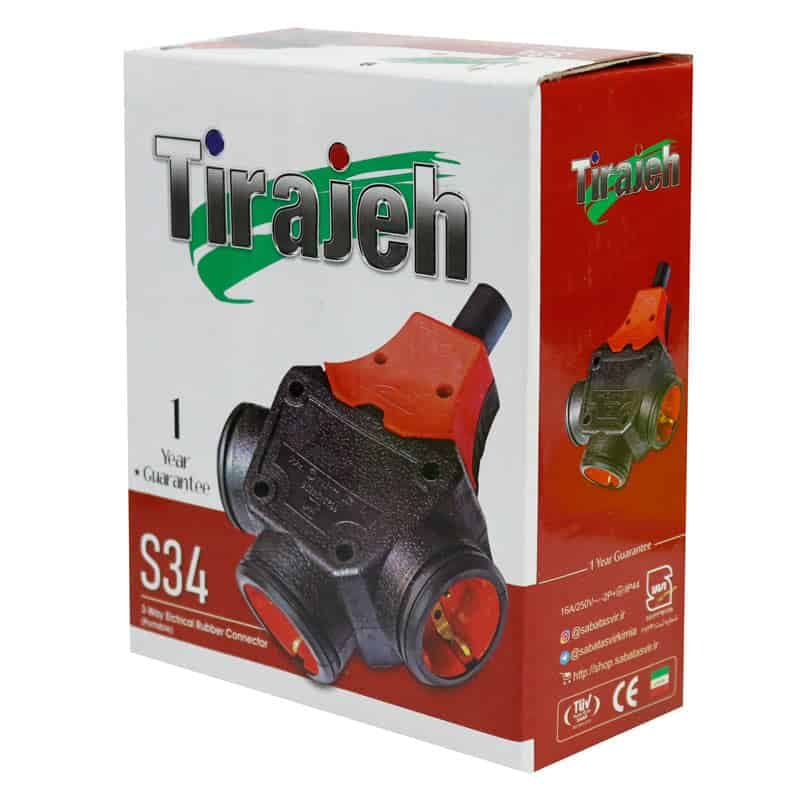 چند راهی 3 خانه ارت دار صنعتی تیراژه Saba S34 — تصویر ۲