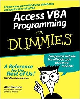 کتاب Access VBA Programming For Dummies