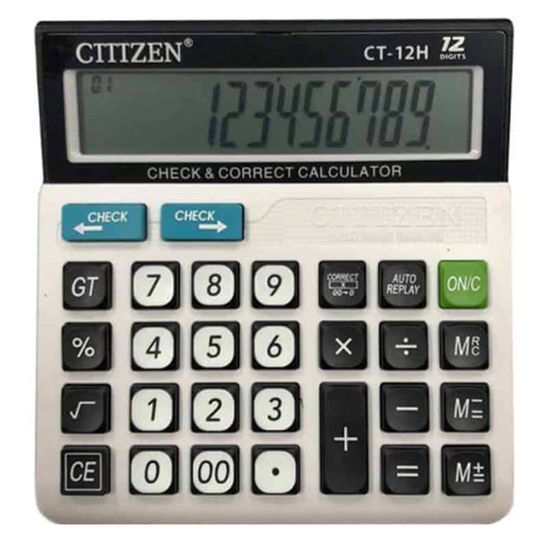 ماشین حساب سیتیزن Ctttzen CT-12H — تصویر ۲