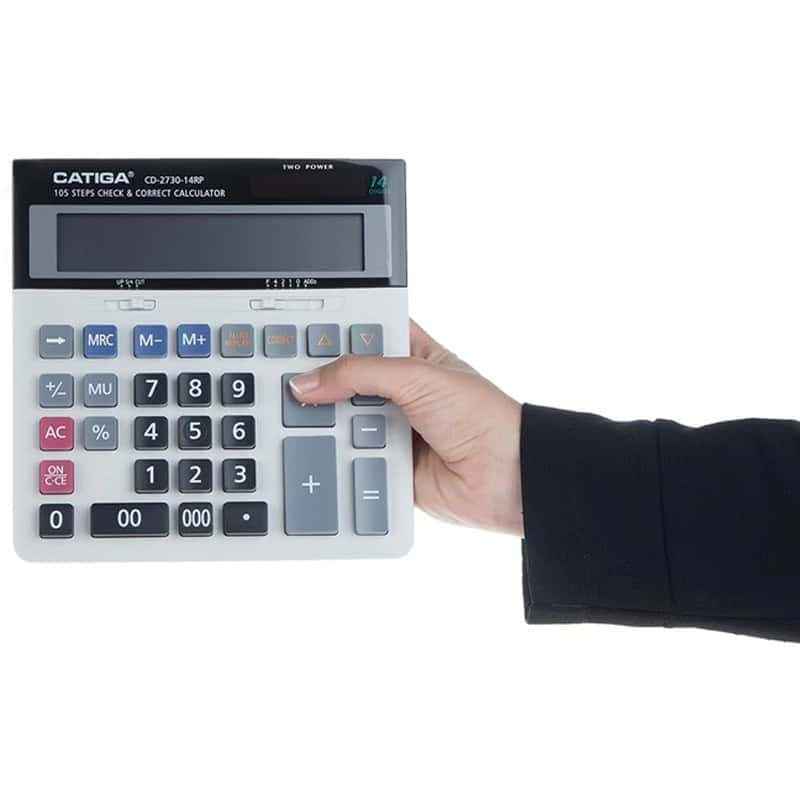ماشین حساب کاتیگا Catiga CD-2730-14RP — تصویر ۳