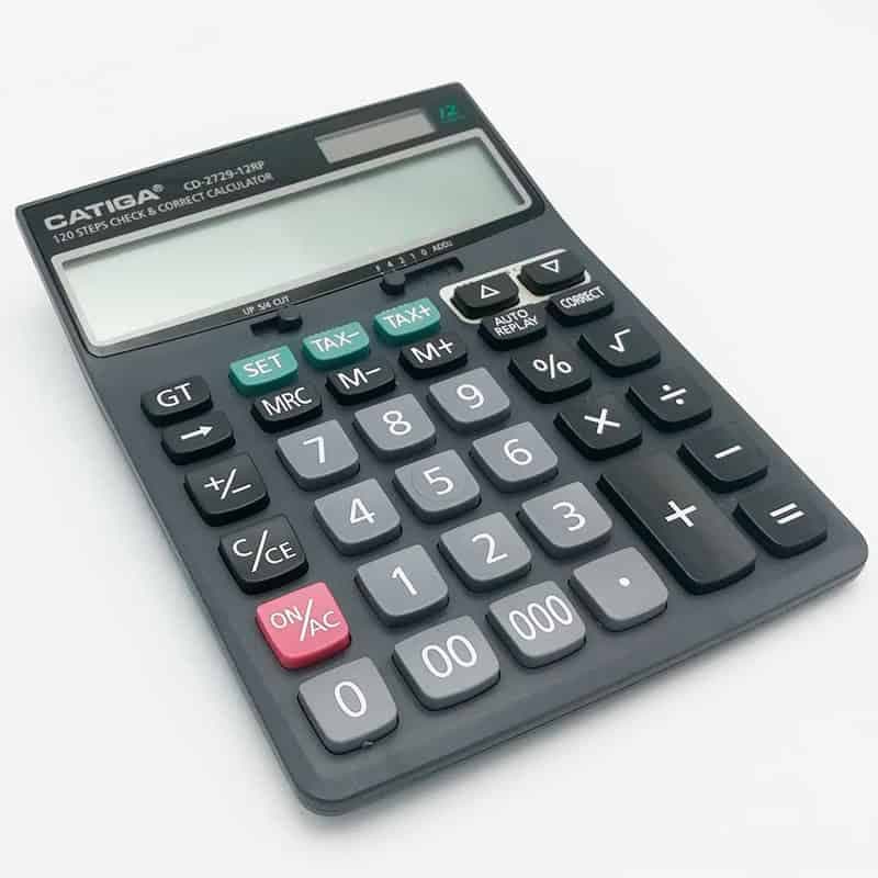 ماشین حساب کاتیگا Catiga CD-2729-12RP — تصویر ۳