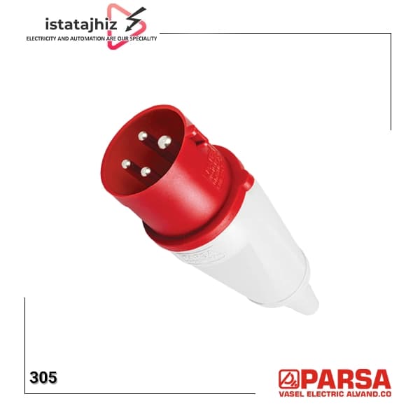 پریز صنعتی 4 پین 16 آمپر پارسا