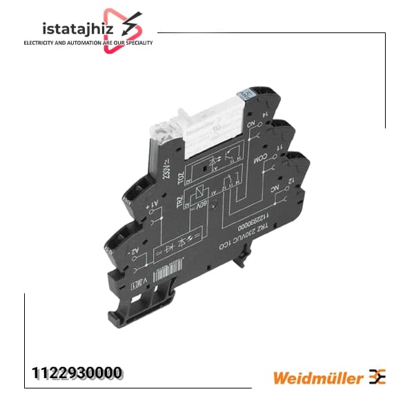 رله plc وایدمولر یک کنتاکت فنری TRZ 230VUC 1CO